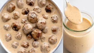 Swedish Meatball Sauce [upl. by Ynamrej]