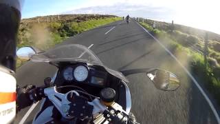 IOM TT 2013 BMW K1300s First Ride over the mountain [upl. by Rimidalb]