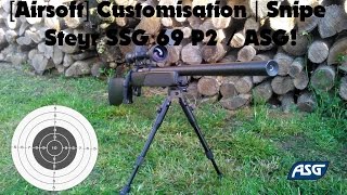 Airsoft Customisation  Snipe Steyr SSG 69 P2  ASG [upl. by Hayott437]