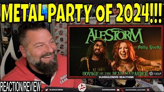 ALESTORM ft PATTY GURDY  Voyage Of The Dead Marauder OLDSKULENERD REACTION [upl. by Lanor]