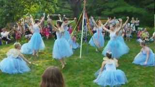 2012 Fairy Festival with Rockford Dance Company at Womanspace Maypole Dance [upl. by Heintz]