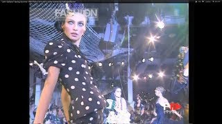 quotJohn Gallianoquot Spring Summer 1997 Paris 2 of 4 pret a porter woman by FashionChannel [upl. by Hairam]