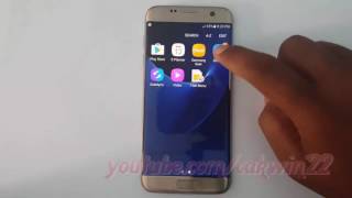 Samsung Galaxy S7 Edge  How to Enable or Disable Number key at top the Keyboard [upl. by Drofiar]