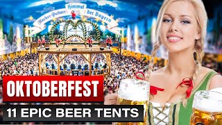 Munich Oktoberfest 2024 11 Epic Beer Tents YOU MUST TRY [upl. by Hcnarb]