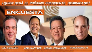 ULTIMA ENCUESTA PRESIDENCIAL DOMINICANA [upl. by Kandy76]