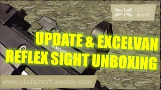 Channel Update amp Excelvan Reflex Sight Unboxing [upl. by Eelytsirk]