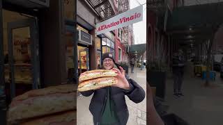 All’antico vinaio italian sandwich shop in nyc shorts foodie [upl. by Ecinreb]