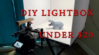 DIY LIGHTBOX FOR PRODUCT PHOTOGRAPHY FOR UNDER 20 [upl. by Ash]