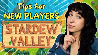 Tips amp Tricks for Stardew Valley Beginners SPOILER FREE [upl. by Tuchman]