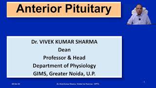 Physiology of Anterior Pituitary part I [upl. by Skip]