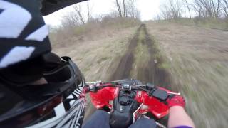 2008 Polaris Outlaw 450 MXR 2016 Ride [upl. by Nonnel]