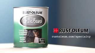 How to Apply RustOleum Chalkboard Paint [upl. by Harat]