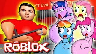 Pregnant My Little Pony ESCAPE RONALDO PRISON in Roblox [upl. by Shreve674]