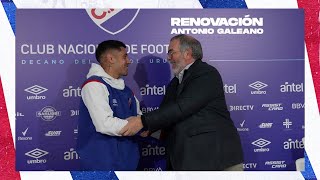 ✍🏼 Renovación Antonio Galeano  Club Nacional de Football [upl. by Leima]