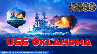 Become a better Battleship player in World of Warships Legends ft USS Oklahoma [upl. by Allit]