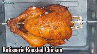 Roasted Rotisserie Chicken  How To Use Rotisserie Oven  My Kitchen My Dish [upl. by Ennobe]