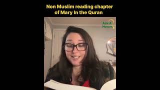 Non Muslim reading quran about jesus in surah meryem [upl. by Etnod]