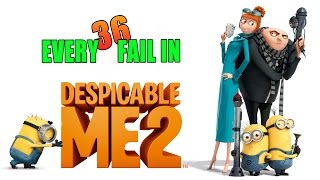 Every Fail In Despicable Me 2  Mistakes Goofs and Everything Wrong With [upl. by Meesaw]