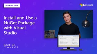 Install and Use a NuGet Package with Visual Studio  NuGet 101 2 of5 [upl. by Enelaj]