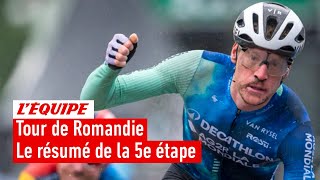 Tour de Romandie 2024  Dorian Godon remporte lultime étape Carlos Rodriguez soffre le général [upl. by Tatiania]