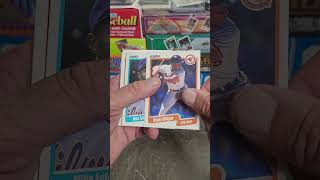 1990 Fleer Baseball Card Wax Pack Opening Cold pack vintagebaseballcards [upl. by Narda44]