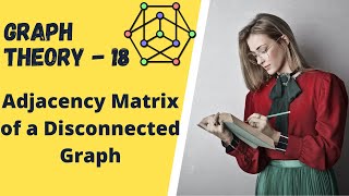 Graph Theory  18 Adjacency Matrix of a Disconnected Graph [upl. by Lig]