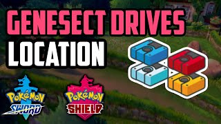 Where to Find Genesect Drive  Pokemon Sword amp Shield [upl. by Nirual22]