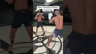 POV You kick an elbow in sparring [upl. by Neelat]