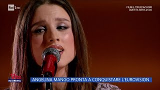 Angelina Mango pronta a conquistare lEurovision  La vita in diretta 07052024 [upl. by Yznil]