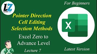 7 Change Pointer Direction  Edit Cell and Selection Methods  MS Excel excel education teacher [upl. by Fonville]