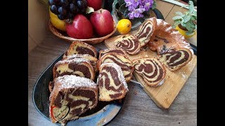 Bakina kuhinja  recept za najbolji mramorni kolač [upl. by Hazlett]