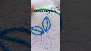 Best flower design  design  design  simple embroidery design 54 [upl. by Danell449]