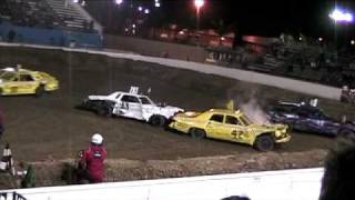 New Years Eve TEAM TAXI Demolition Derby  OC Fair [upl. by Buddie]