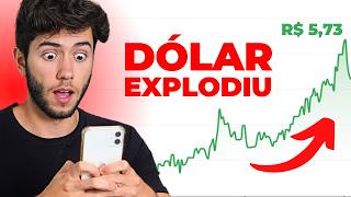 DÓLAR A R 573 E INFLAÇÃO NO LIMITE DA META  Onde investir [upl. by Arotahs]