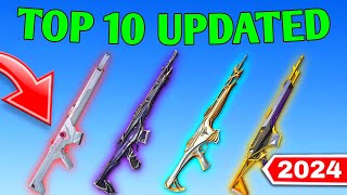 TOP 10 GUARDIAN SKINS VALORANT 2024 [upl. by Weider]