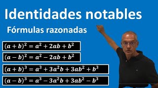 Identidades notables Fórmulas explicadas [upl. by Alenson]