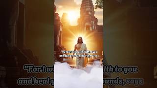 For I will restore health to you and heal you of your wounds jesuschrist cristo yeshu jesus [upl. by Eilrebmik205]