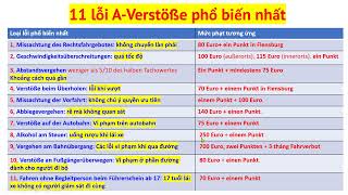 Mới có bằng lái xe ô tô ở Đức vi phạm giao thông trong 2 năm thử thách bị xử lý như thế nào [upl. by Nagad]