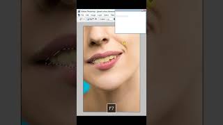 How to remove yellowness of teeth new photoshopcourse skphotos tutorial passportphoto tricks [upl. by Siravat]