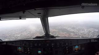 CockpitPilot´s view  Airbus A320 landing  Berlin [upl. by Elynad183]