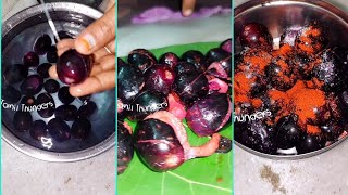 🩵spicy black plum❤️naavalpazham💜viral tamilthunders foryou food foodie trending cute [upl. by Ahseyi]