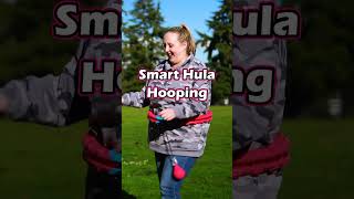 Total Beginner Learns How To Smart Weighted Hula Hoop First Time [upl. by Adnotal]