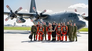 Memorial Jump At CFB Winnipeg Honouring Sgt Mark Salesse and MCpl Alfred Barr [upl. by Elly]