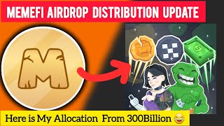 Memefi Airdrop Distribution  Memefi Token Airdrop Alocation  Memefi Listing Update  Memefi Launch [upl. by Maon336]