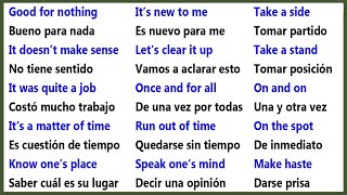 Expresiones Básicas para Dominar el Inglés  Basic Expressions to Master English [upl. by Ayekahs]