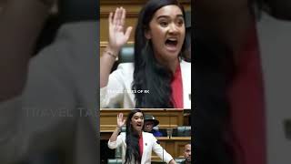 யார் இந்த மயோரி பழங்குடிகள்😱 I Viral Video  New Zealands Youngest MP Performs Maori Haka shorts [upl. by Monroy353]