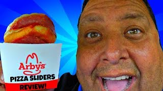 ARBYS® PIZZA SLIDERS REVIEW [upl. by Llertnauq984]