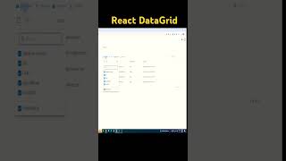 React DataGrid react datagrid [upl. by Atinas39]