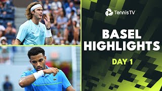 Rublev Takes on Borges Fils vs Altmaier amp More 💥  Basel 2024 Highlights Day 1 [upl. by Llabmik]