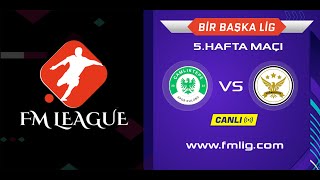 ÇAMLIKTEPE SK – SOĞANLIK SK  FM LEAGUE 2SEZON 5HAFTA [upl. by Aliza]